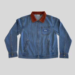 Ford - Men's Ford Denim Jacket - Blue XL Blue